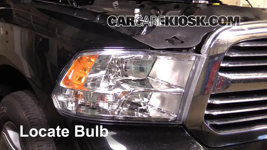 2014 Ram 1500 Big Horn 3.6L V6 FlexFuel Crew Cab Pickup Lights Parking Light (replace bulb)